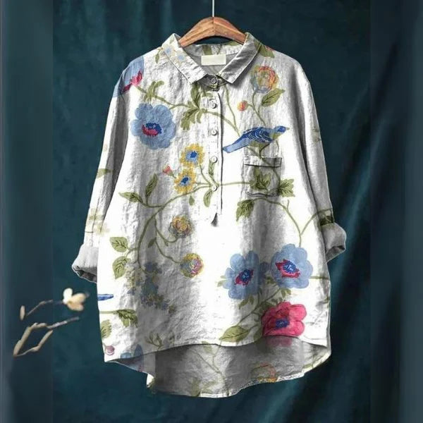 Lily - Elegant Floral Blouse