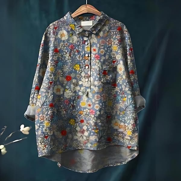 Lily - Elegant Floral Blouse