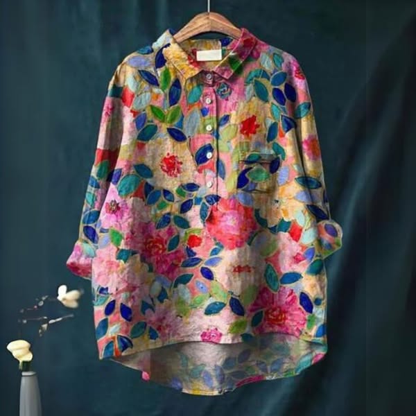 Lily - Elegant Floral Blouse