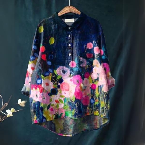 Lily - Elegant Floral Blouse