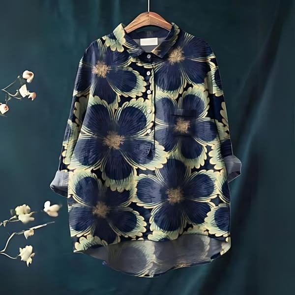 Lily - Elegant Floral Blouse