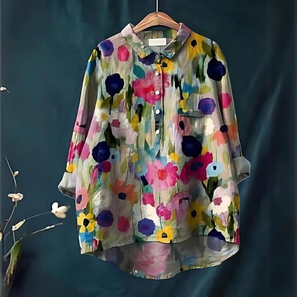 Lily - Elegant Floral Blouse