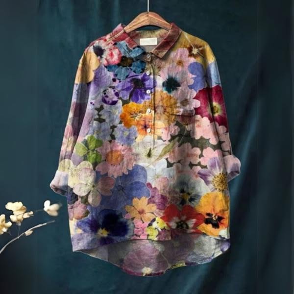 Lily - Elegant Floral Blouse
