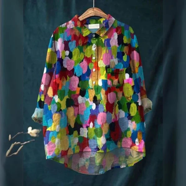 Lily - Elegant Floral Blouse