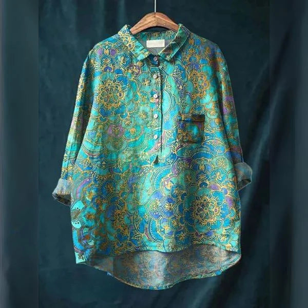 Lily - Elegant Floral Blouse