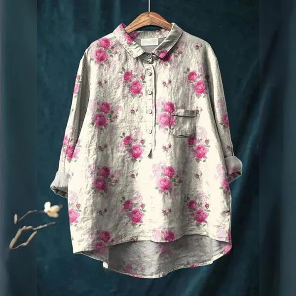 Lily - Elegant Floral Blouse