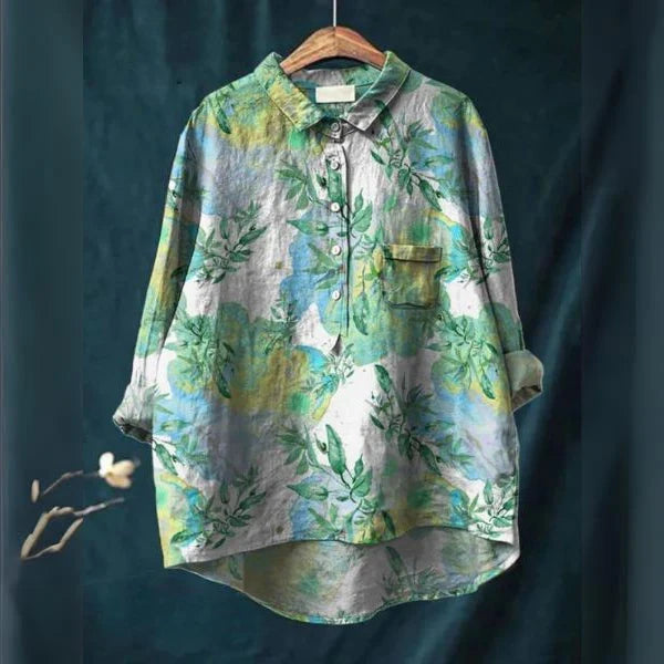 Lily - Elegant Floral Blouse