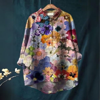 Lily - Elegant Floral Blouse
