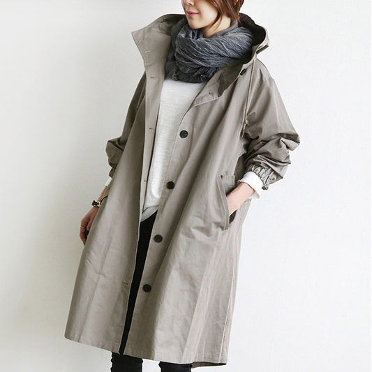 Mandy™ – Elegant and Water-Repellent Trench Coat